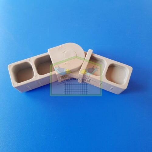 Plastová spojka na stratené spoje pre spájanie profilov 20x20x1,5.Ideálny spôsob spájania profilov bez zvárania,pri dosiahnutí dokonalej pevnosti a vzhladu.