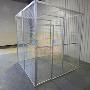 Voliéra 2x2x2m s pletivom 16x16/ 19x19/ 25x25mm