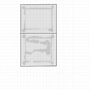Rám vyplnený sendvičovou doskou 102 x 200 cm