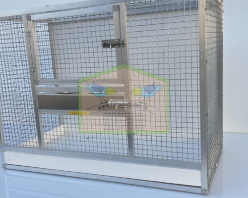 Klietka 94x50x70 cm s pletivom 19x19x1,5mm s vysuvným šuflíkom Klietka 94x50x70 cm s pletivom 19x19x1,5mm s vysuvným šuflíkom